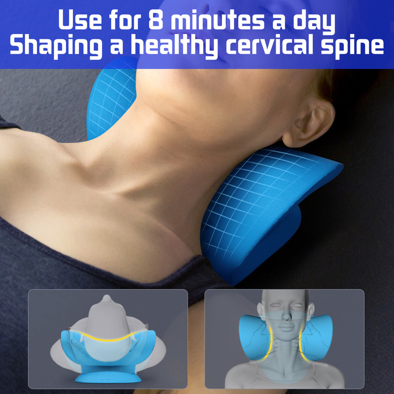 Almohada de Estiramiento y Masaje para la Columna Cervical