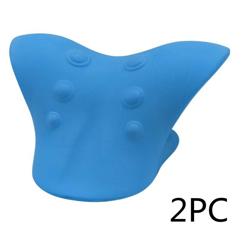 Almohada de Estiramiento y Masaje para la Columna Cervical