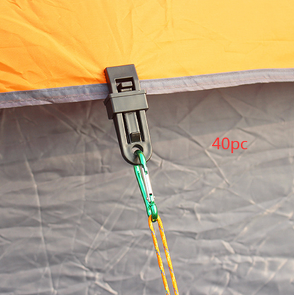 Clips de cuerda para toldo de carpa para accesorios de camping al aire libre