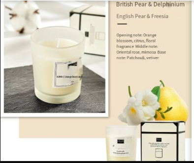Velas de Soja Aromáticas para el Hogar - 1 Pieza