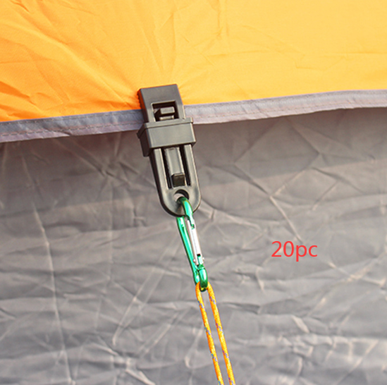 Clips de cuerda para toldo de carpa para accesorios de camping al aire libre