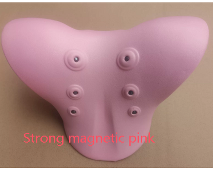 Almohada de Estiramiento y Masaje para la Columna Cervical