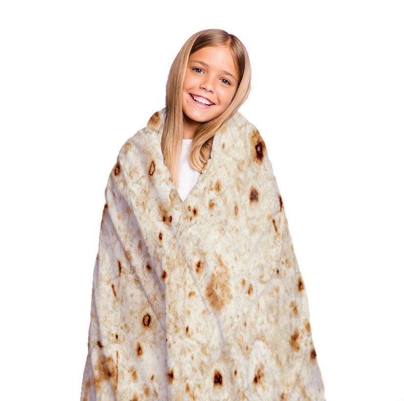 Manta de Burrito Mexicano, Manta Redonda de Felpa