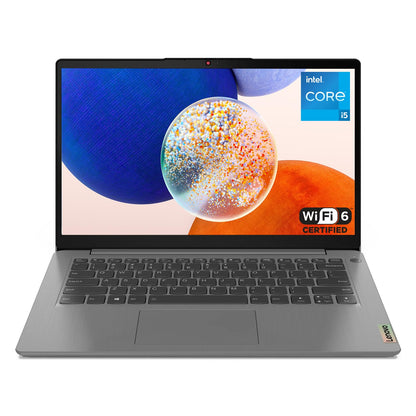 Lenovo IdeaPad 3 Laptop 14" FHD Screen Intel Core i5-1155G7 8GB RAM 512GB PCIe SSD Webcam Wi-Fi 6 Bluetooth HDMI SD Card Reader Windows 11 Home Grey