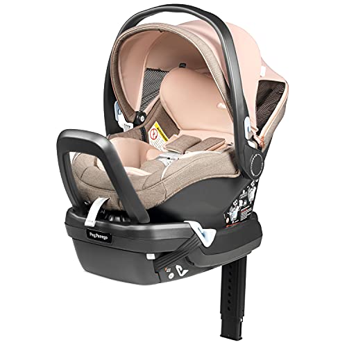 Peg Perego Primo Viaggio 4-35 Nido K - Silla de Auto para Bebés Mirando Hacia Atrás - Incluye Base con Pata de Carga y Barra Anti-rebote - para Bebés de 4 a 35 lbs - Hecho en Italia - Mon Amour