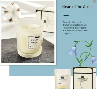 Velas de Soja Aromáticas para el Hogar - 1 Pieza