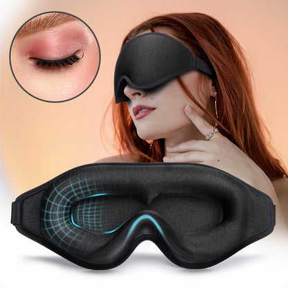 Máscara de Sueño de Espuma con Memoria Natural 3D para Comodidad